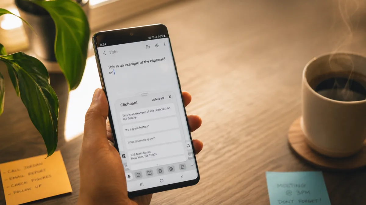 Presse-papier Samsung : comment l'utiliser sur Galaxy ?