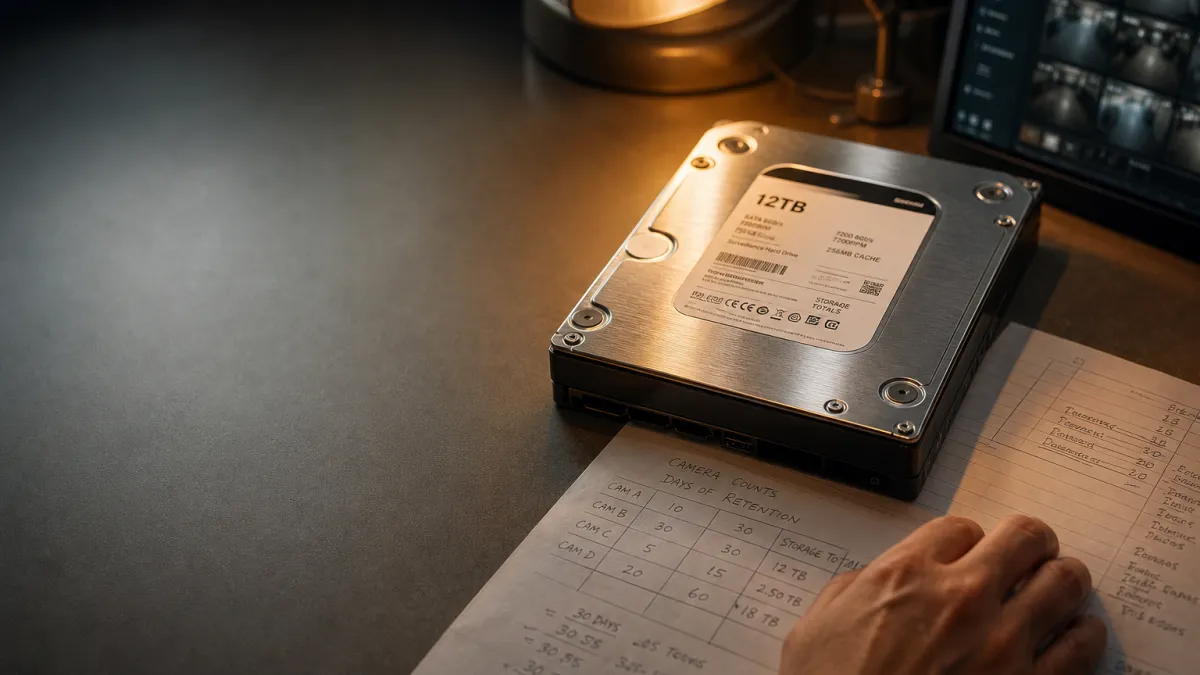 Simulation capacité disque dur vidéosurveillance | Webcible